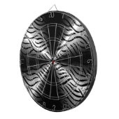 Silber-Edelstahlelemente Dartscheibe (Vorderseite rechts)