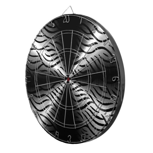 Silber-Edelstahlelemente Dartscheibe (Vorderseite rechts)