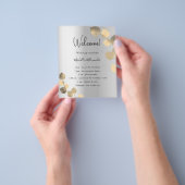 Silber-Eukalyptus goldene Hochzeitsprogramm Budget (Gruppe)