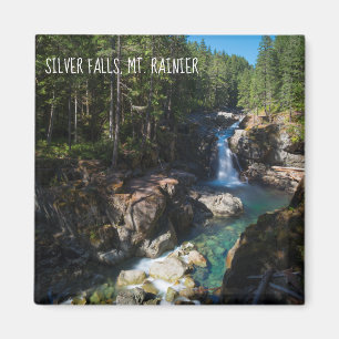 Silber-Fälle, der Mount Rainier Magnet