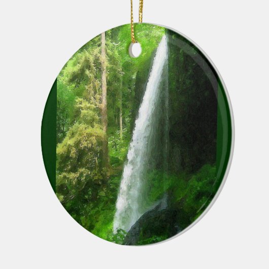 Silber-Fälle Keramikornament (Links)