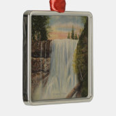 Silber fällt auf silbernen Nebenfluss, Silbernes Ornament (Rechts)