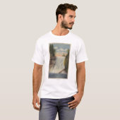 Silber fällt auf silbernen Nebenfluss, T-Shirt (Vorne ganz)