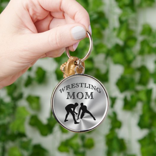 Silber farbiger schlüsselanhänger (Hand)