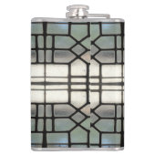 Silber-Fenster mit gestanztem Glas > Flasche mit S Flachmann (Rückseite)