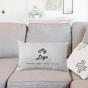 Silber-Firmenlogo Kissen Für Draußen