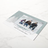 Silber Foil Card Folien Feiertagskarte (Gedreht)