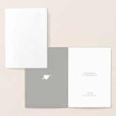 Silber-Folie mit Mit Monogramm Hochzeit Folienkarte (Anzeige)