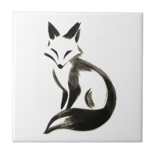 Silber Fox - Minimalistischer Pinsel in die Tile Fliese