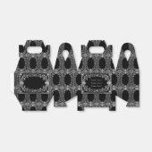 Silber-Frame-Gable Geschenkschachtel (Ungefaltet)