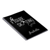 Silber-Funkeln der Notebook-Skaten Notizblock (Rechte Seite)