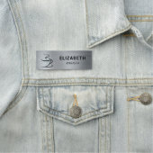 Silber für das Coffee Shop-Logo Namensschild (Beispiel)