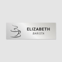 Silber für das Coffee Shop-Logo