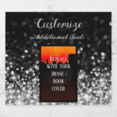 Silber für die personalisierte Bucheinführung Schaumweinetikett (Einzelnes Label)