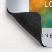 Silber für Imitate zum Hinzufügen von Firmenlogo Mousepad (Ecke)