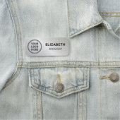 Silber für klassische Logos Namensschild (Beispiel)