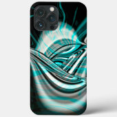 Silber gekrümmt unter zyklischem grünen Rauch auf Case-Mate iPhone Hülle (Rückseite)