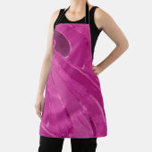 Silber gekrümmte Linien, rosa abstrakt Schürze (InSitu)