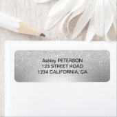 Silber-Glitzer-Folie aus Metall (Insitu)