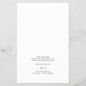 Silber-Glitzer-Rahmen Rosa Bugpreisliste Flyer (Hinten)