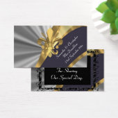 Silber, Gold Gastgeschenk Hochzeit danke (Schreibtisch)