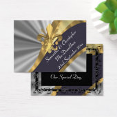 Silber, Gold Gastgeschenk Hochzeit danke (Schreibtisch)