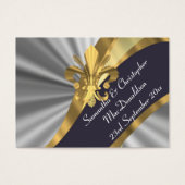 Silber, Gold Gastgeschenk Hochzeit danke (Vorderseite)