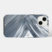Silber-Grau-Metall-Handyhülle iPhone Hülle (Rückseite (Horizontal))