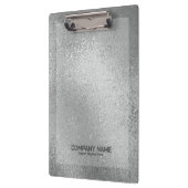 Silber-graue, schimmernde Glasstruktur Klemmbrett (Links)