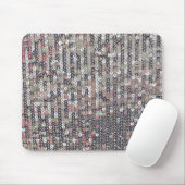 Silber-Graukristall-Nachbildung funkeln Mousepad (Mit Mouse)