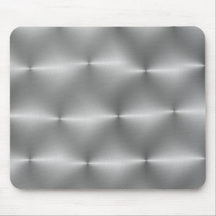 Silber handbrushed mousepad
