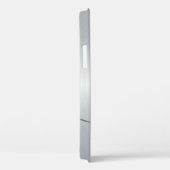 Silber Imitate Edelstahl Silberakzent Case-Mate iPhone Hülle (Rückseite / Rechts)