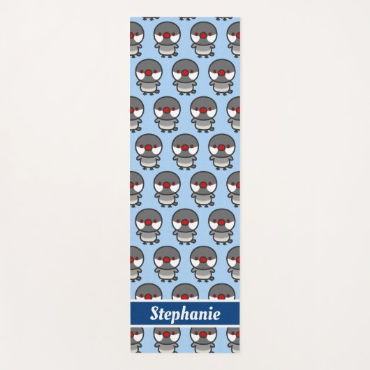 Silber-Java-Spatz Yogamatte (Vorderseite)