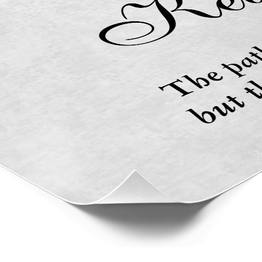 Silber-Jubiläum individuell anpassbar Poster (Ecke)