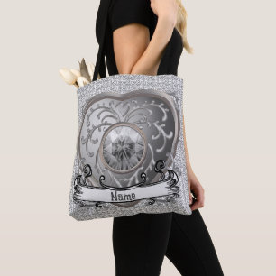 Silber-Juwel-Fee Herz Fee Tragetasche Tasche