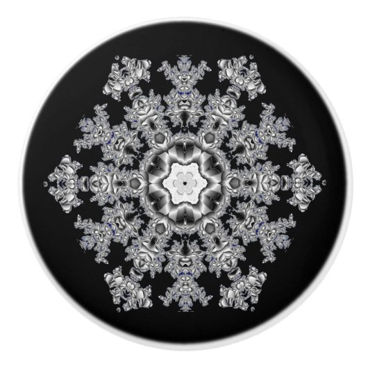 Silber Keramikknauf (Vorderseite)