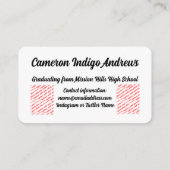 Silber-Klasse Abschlussjahrgang 2027 Begleitkarte (Rückseite)