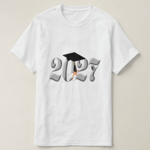 Silber-Klasse Abschlussjahrgang 2027 T-Shirt