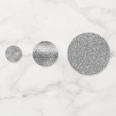 Silber Konfetti (Rückseiten)