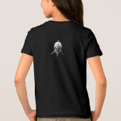 Silber-Kriegerhelm – Moderne Minimalistische Rüstu Tri-Blend Shirt (Rückseite)