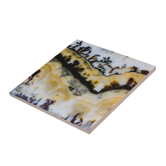 Silber Lace Onyx Fliese (Seite)