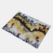 Silber Lace Onyx Fußmatte (Schrägansicht)