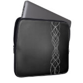 Silber Laptopschutzhülle (Vorne Rechts)