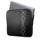 Silber Laptopschutzhülle (Vorderseite Links)