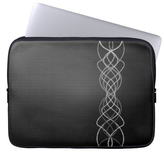 Silber Laptopschutzhülle (Vorderseite)