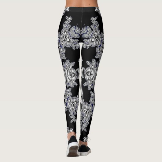 Silber Leggings (Rückseite)