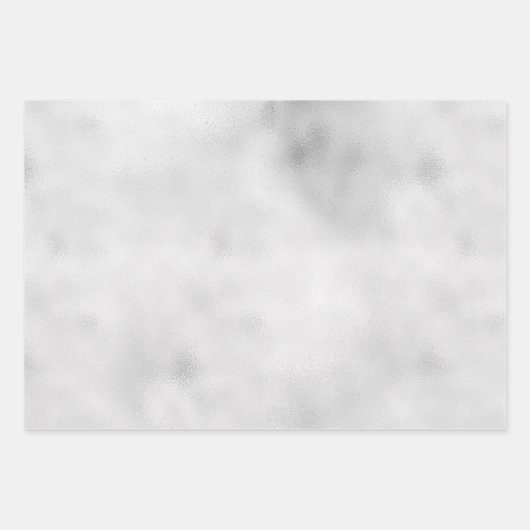 Silber Leopard Print Geschenkpapier Set (Vorderseite 2)