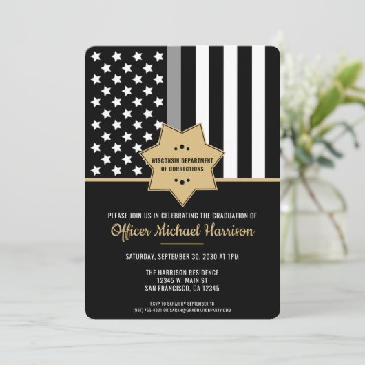 Silber-Linie für Korrekturreferenten Einladung (Stehend Vorderseite)