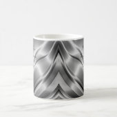 Silber-Linien 25. silberner Hochzeitstag Kaffeetasse (Mittel)