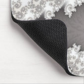 Silber Linien Mauspad (Ecke)